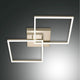 LED Deckenlampe Bard 5400lm Gold-Edelmatt, moderne Beleuchtung mit flachem Design und warmweißem Licht.