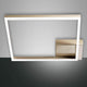 LED Deckenleuchte Bard 3510lm Gold-Edelmatt mit modernem, schlichten Design.