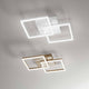 LED Deckenleuchte Bard 3510lm Weiß - eckige Deckenleuchte mit modernem Design und gleichmäßiger Lichtverteilung.