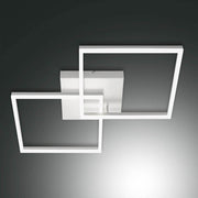 LED Plafonnier Bard 5400lm blanc - design moderne et géométrique avec des carrés LED à intensité variable