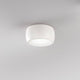 LED Deckenleuchte Vasto 630lm Weiß auf einem hellen Hintergrund, modernes Design aus weißem Metall.