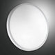 LED Deckenlampe Plaza Metall in modernem Design, rund und schmal, ideal für Wohnzimmer und Schlafzimmer.