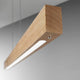 LED Pendellampe Badia aus Holz, moderne Holzpendelleuchte mit schickem Design.