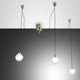 LED Pendellampe Blog aus Metall mit drei hängenden Leuchten in modernem Design.