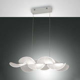 Lampada a ciondolo a LED Sylvie in bianco