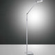 Moderne LED Stehleuchte Regina aus Metall mit flexibler Armatur und stilvollem Design, ideal für jeden Raum.