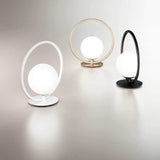Lampada da tavolo a LED Sirio round