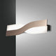 LED Wandlampe Riace Metall in modernem Design mit geschwungener Form und sanftem Licht.