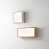 Aplique LED Window 2610lm madera de roble