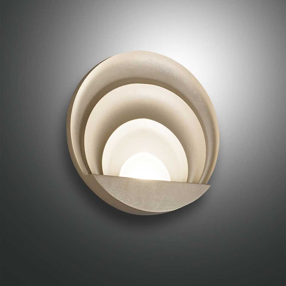 Moderne LED Wandleuchte Sunrise Ø26cm in elegantem Design, ideal für stimmungsvolle Beleuchtung.