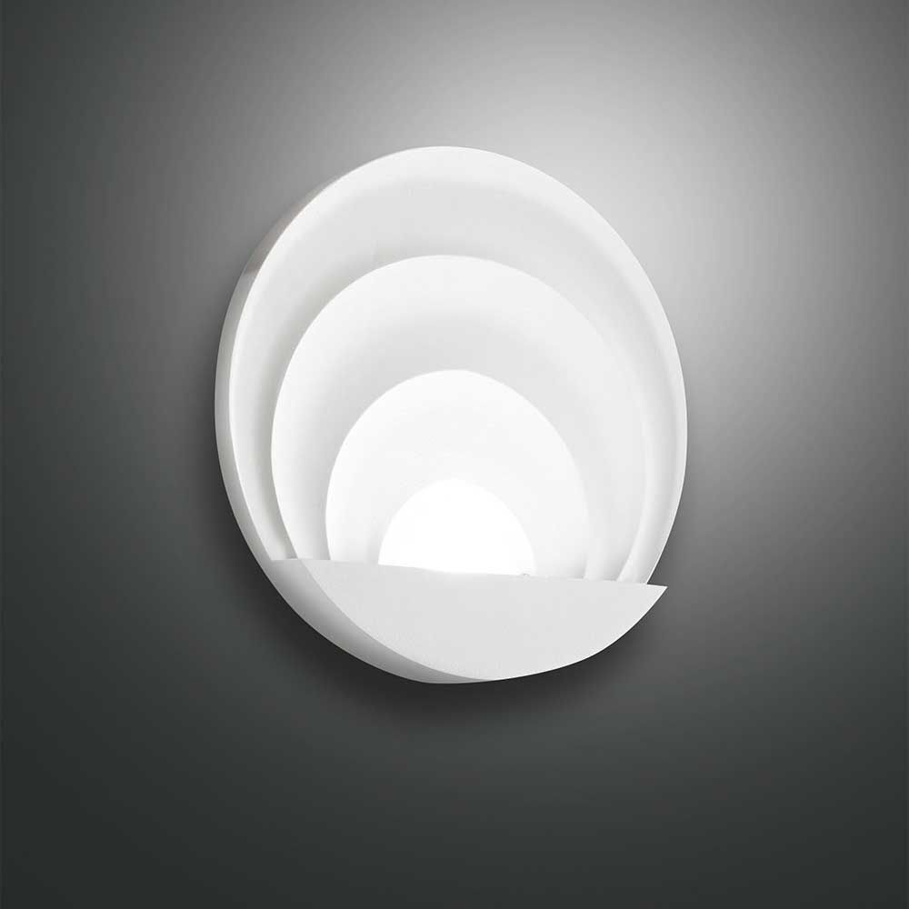 LED Wandleuchte Sunrise Ø26cm in modernem Design, ideal für stimmungsvolle Beleuchtung und als Wanddekoration.