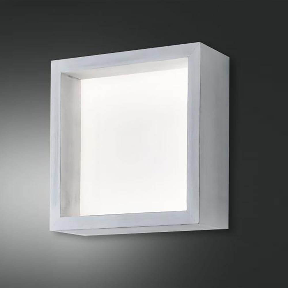 LED Wandleuchte Window 2610lm Vintage- Weiß mit modernem Design für Flur und Wohnraum.
