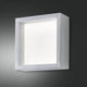 LED Wandleuchte Window 2610lm Vintage- Weiß mit modernem Design für Flur und Wohnraum.