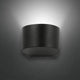 Lao LED Wandlampe IP65 Schwarz, elegante Wandleuchte aus schwarzem Material.