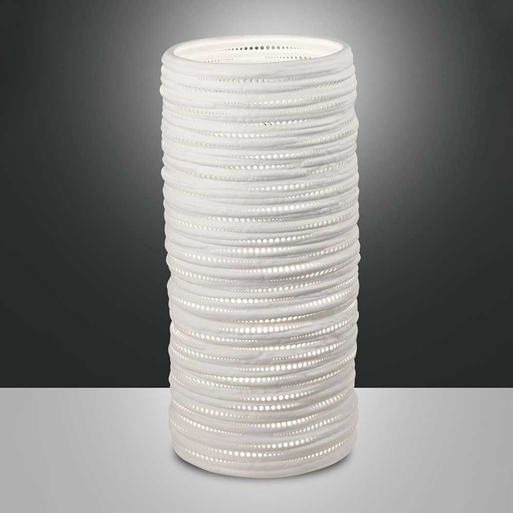 Lámpara de mesa Marbella blanca