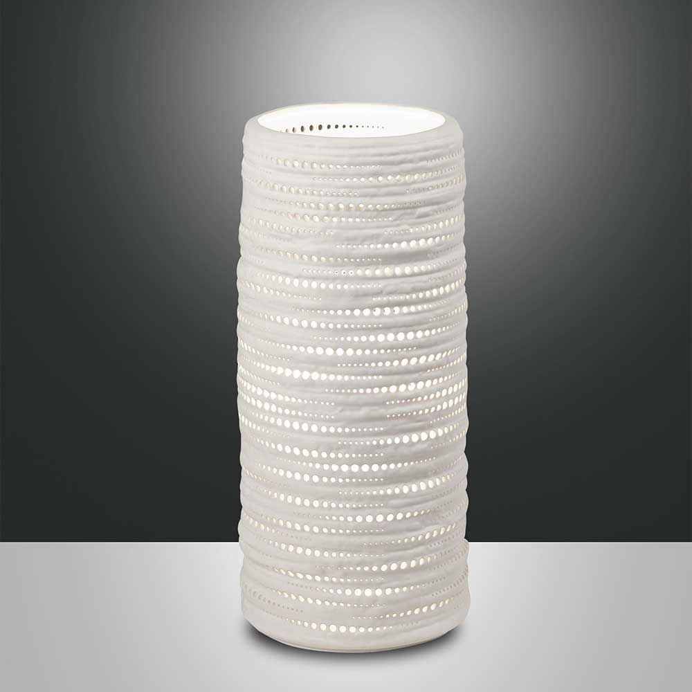 Lámpara de mesa Marbella blanca