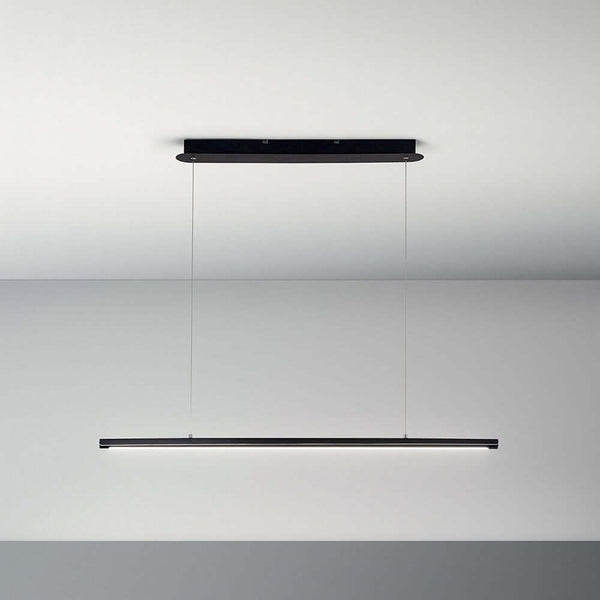 Mason LED Hängeleuchte Ober- & Unterlicht in Schwarz mit elegantem Design und integrierten Dimmer.