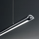 Mason LED Hängeleuchte mit Up- und Downlight, moderne Pendelleuchte in Schwarz.