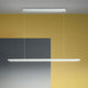 Mason LED Hängeleuchte mit Ober- und Unterlicht, modernen Design und integriertem 3-Stufen Tastdimmer.