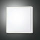 Oban Deckenleuchte LED 15W Neutralweiß 4000K 24cm an Wand montiert, quadratisches Design, IP65 Schutzart.