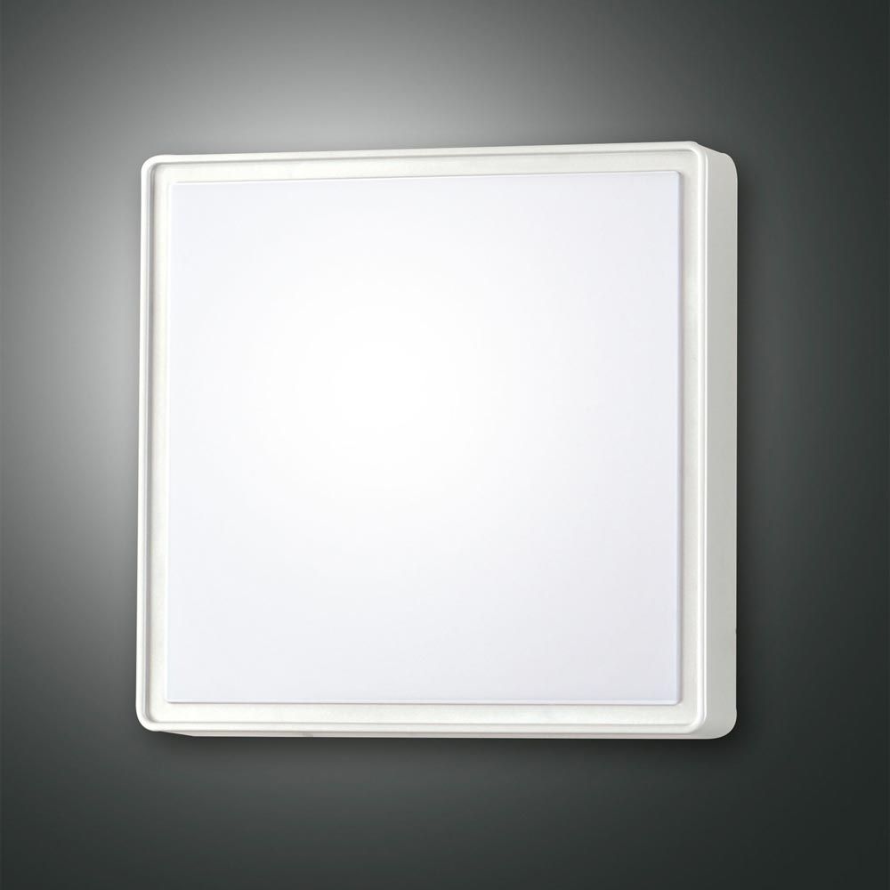 Oban Deckenleuchte LED 15W Warmweiß 3000K 24cm in quadratischer Form mit weißem Diffusor