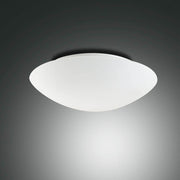 Pandora ceiling light white E27 Ø30cm with sensor on a grey background