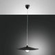 Pendellampe Kasa aus Metall, elegante Metalllampe mit schwarzem Schirm und Kabel für stilvolle Beleuchtung.