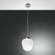 Pendelleuchte Cora Weiß, moderne Glas-Hängeleuchte mit angenehmem Licht und stilvollem Design.