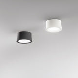 Ponza Spot Anthrazit und Weiß, kompakte LED-Deckenleuchten mit elegantem Design und 630 Lumen Lichtstrom.