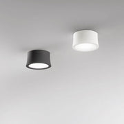 Ponza Spot Weiß Aufbau-Spot in Weiß, kompakte LED-Deckenleuchte von Fabas Luce mit klarer Form