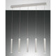Prado LED Pendelleuchte im Röhrenstil mit Ober- und Unterlicht, modernes Design für individuelle Gestaltung.