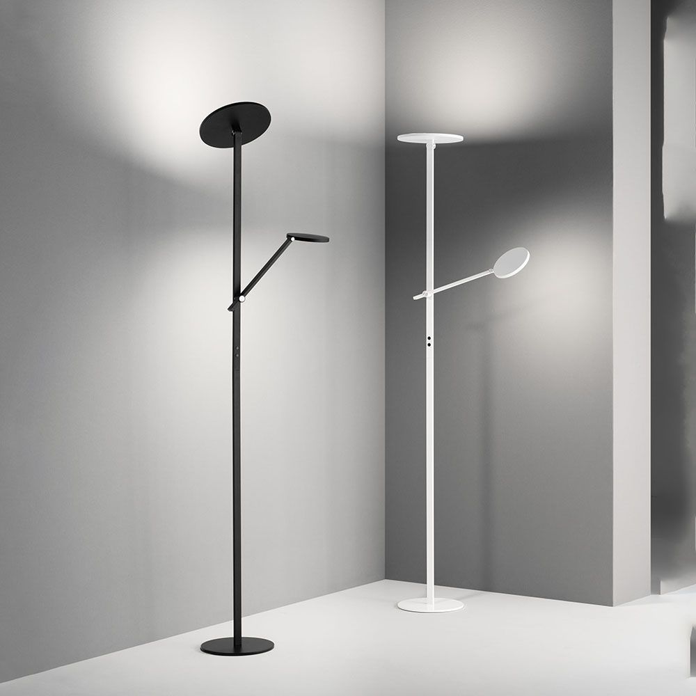 Regina LED floor lamp 2-flame
