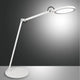 Moderne Regina LED Tischleuchte Metall mit verstellbarem Arm und hellem Licht, perfekt für jeden Arbeitsplatz.