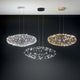 Sumter LED Hängelampe Metall in drei eleganten Designs, perfekt für moderne Wohnräume.