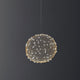 Sumter LED Pendelleuchte Ø 50cm Ball in modernem Draht-Look, dekorativ und handgefertigt.