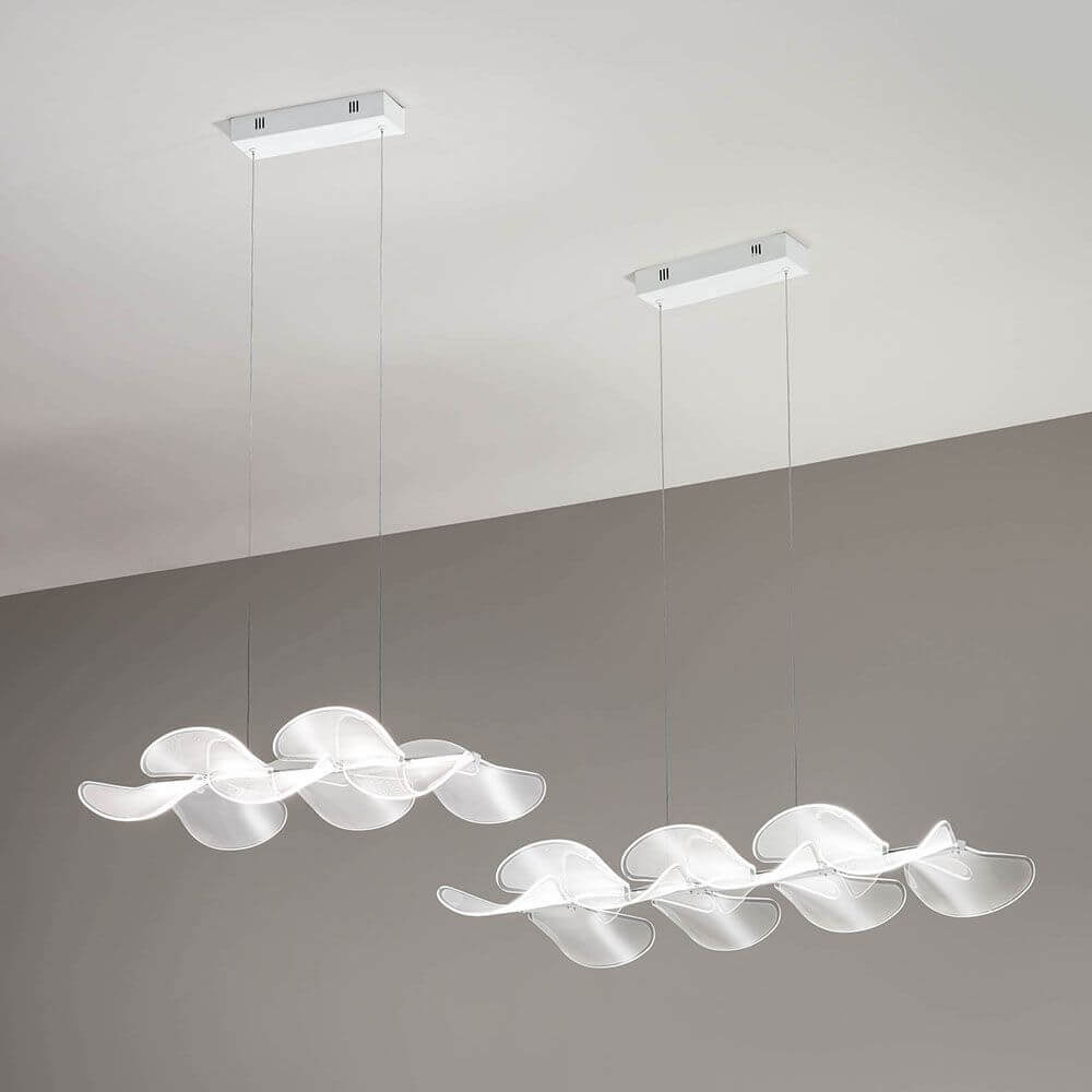 Sylvie LED Hanging Light Chiaramente Wavy