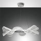 Sylvie LED Pendellampe Ø 76cm mit elegantem, wellenförmigem Design und moderner LED-Beleuchtung.