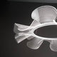 Sylvie LED Pendellampe Ø 76cm mit modernem, elegantem Design und einzigartigen, durchsichtigen Elementen.