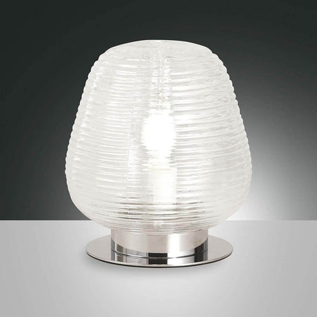 Lampe de table Cora Transparent – lampe de table moderne et élégante pour tout aménagement intérieur.