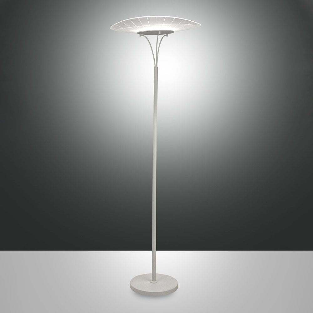 Lámpara de pie metálica Vela LED