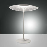Lampada da tavolo a led moderna vela bianca