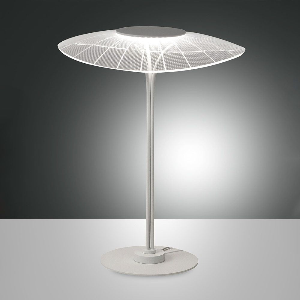 Moderna lámpara LED de sobremesa Vela White