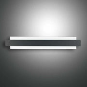 moderne LED Regolo væglampe med et moderne design på en grå baggrund