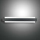 moderne LED Wandleuchte Regolo mit modernem Design auf grauem Hintergrund