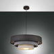 moderne Pendelleuchte Brava Schwarz in elegantem Schwarz mit stilvollem Design und sanfter Beleuchtung.