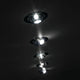 Fabbian Beluga Einbauleuchte Ø 13,2cm in modernem Design mit mehreren LED-Strahlern.