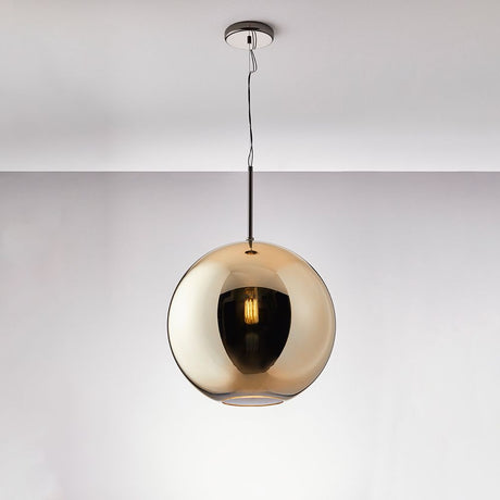 Fabbian Beluga Royal pendant light Ø40cm in an elegant bronze finish