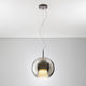 Fabbian Beluga Royal LED-Pendelleuchte Ø30cm in eleganter Glasoptik, perfekt für stilvolle Wohnräume.