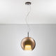 Fabbian Beluga Royal LED-Pendelleuchte Ø30cm in eleganter, metallisierter Optik für stilvolles Ambientelicht.