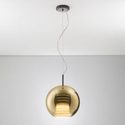 Fabbian Beluga Royal LED-Pendel Ø30cm i elegant design, ideel til stuer og offentlige rum.
